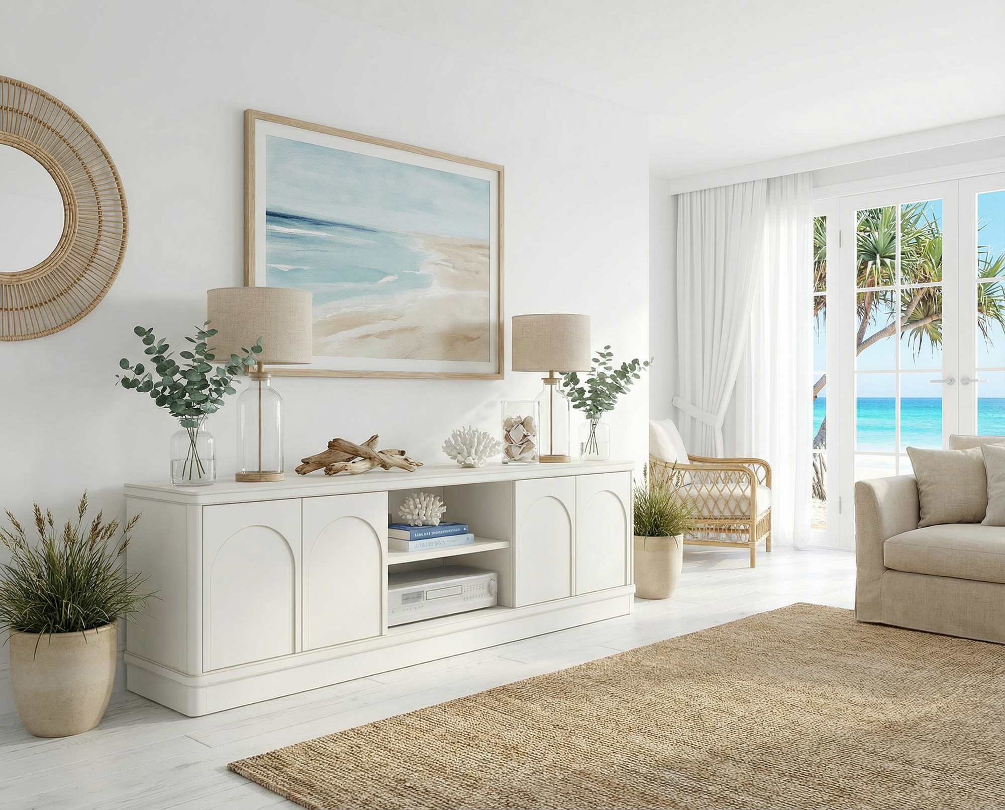 Creating the Perfect Hampton-Style Living Room