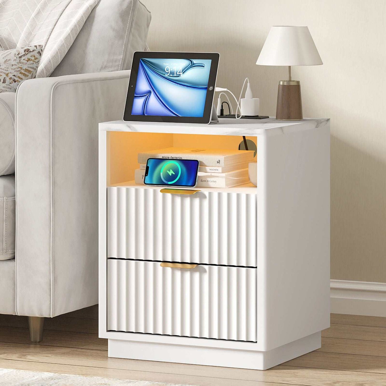 Arlo Storage Set – Cabinet & Bedside Pair