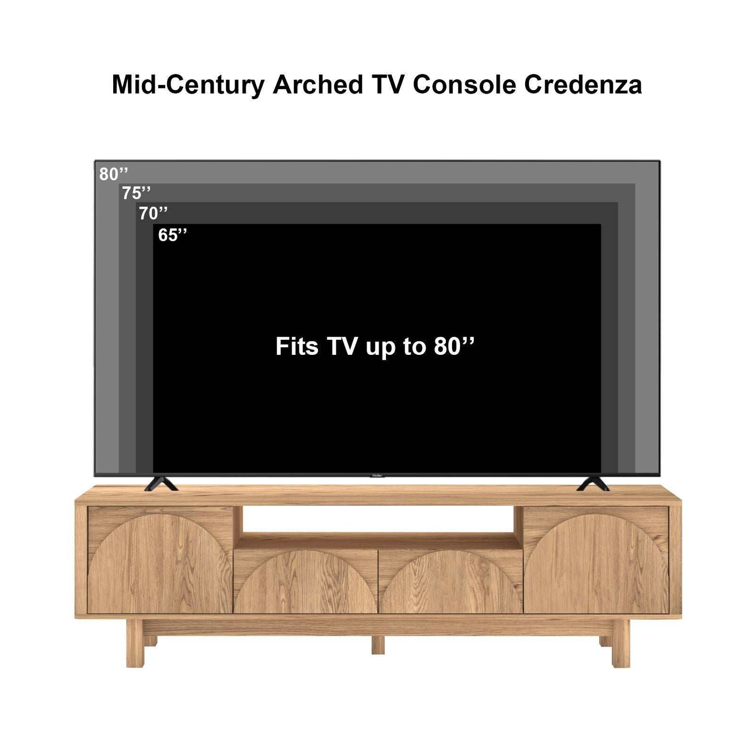 Eden Arch 180cm TV Entertainment Unit — Perfect Blend of Style and Functionality for Your Living Room