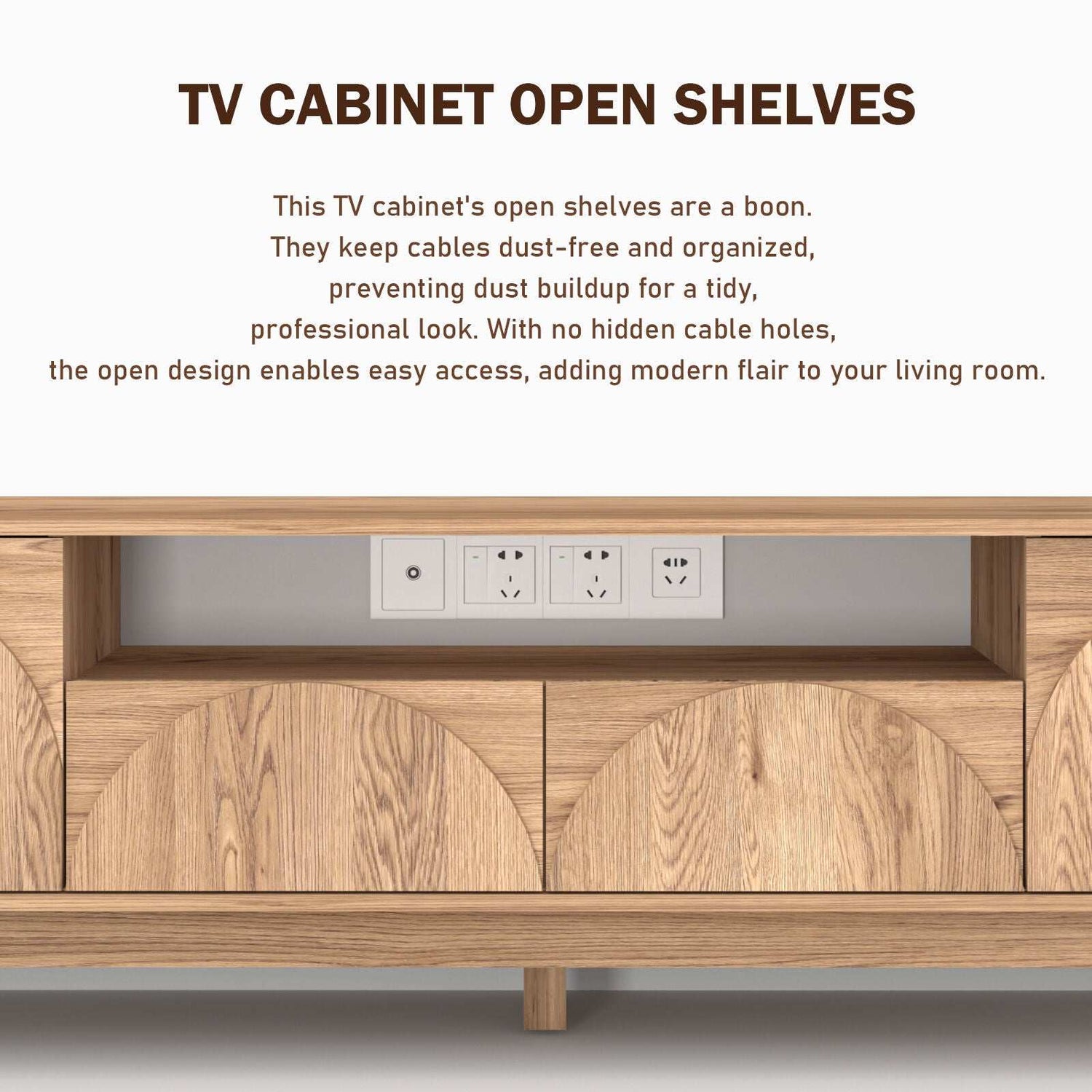 Eden Arch 180cm TV Entertainment Unit — Perfect Blend of Style and Functionality for Your Living Room