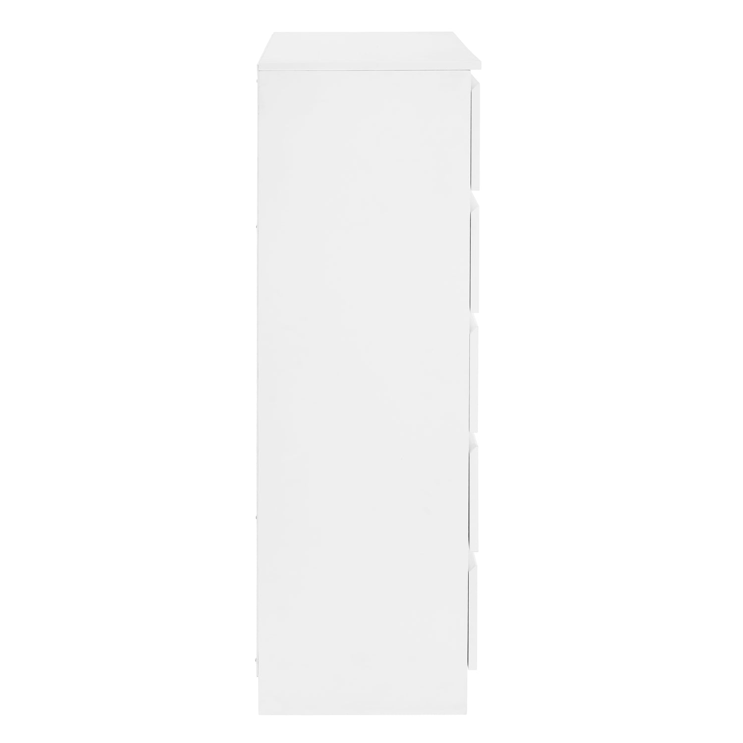 Matt White 6 Drawer Tallboy Bedroom Storage
