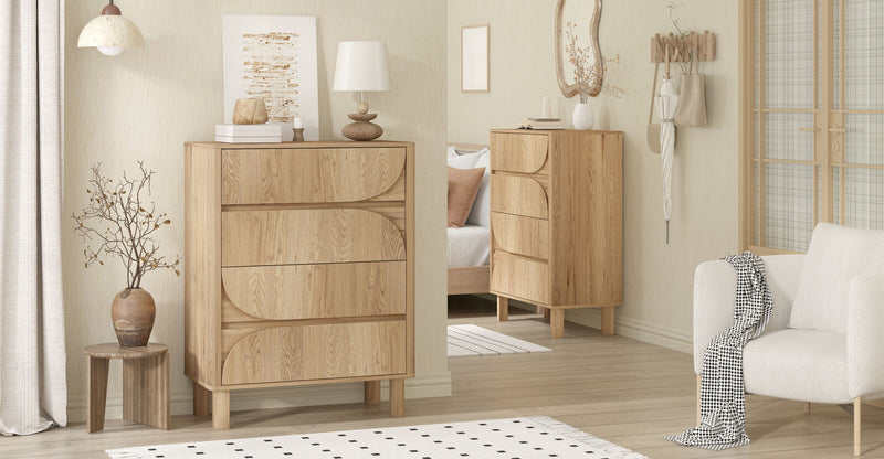 Eden Duo - Modern Chest of 4 Drawers Tallboy