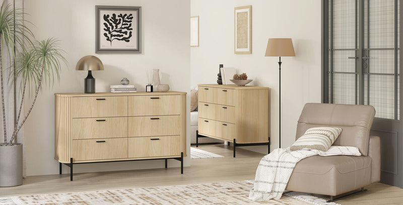 Ayla 12 Drawer Chest Set of 2 Lowboy - Storage for any room