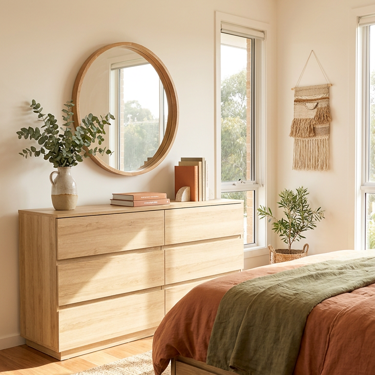 wooden dresser