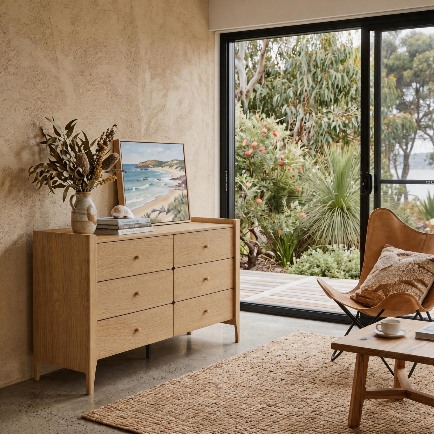 Sundrift Lowboy 6-Drawer Dresser
