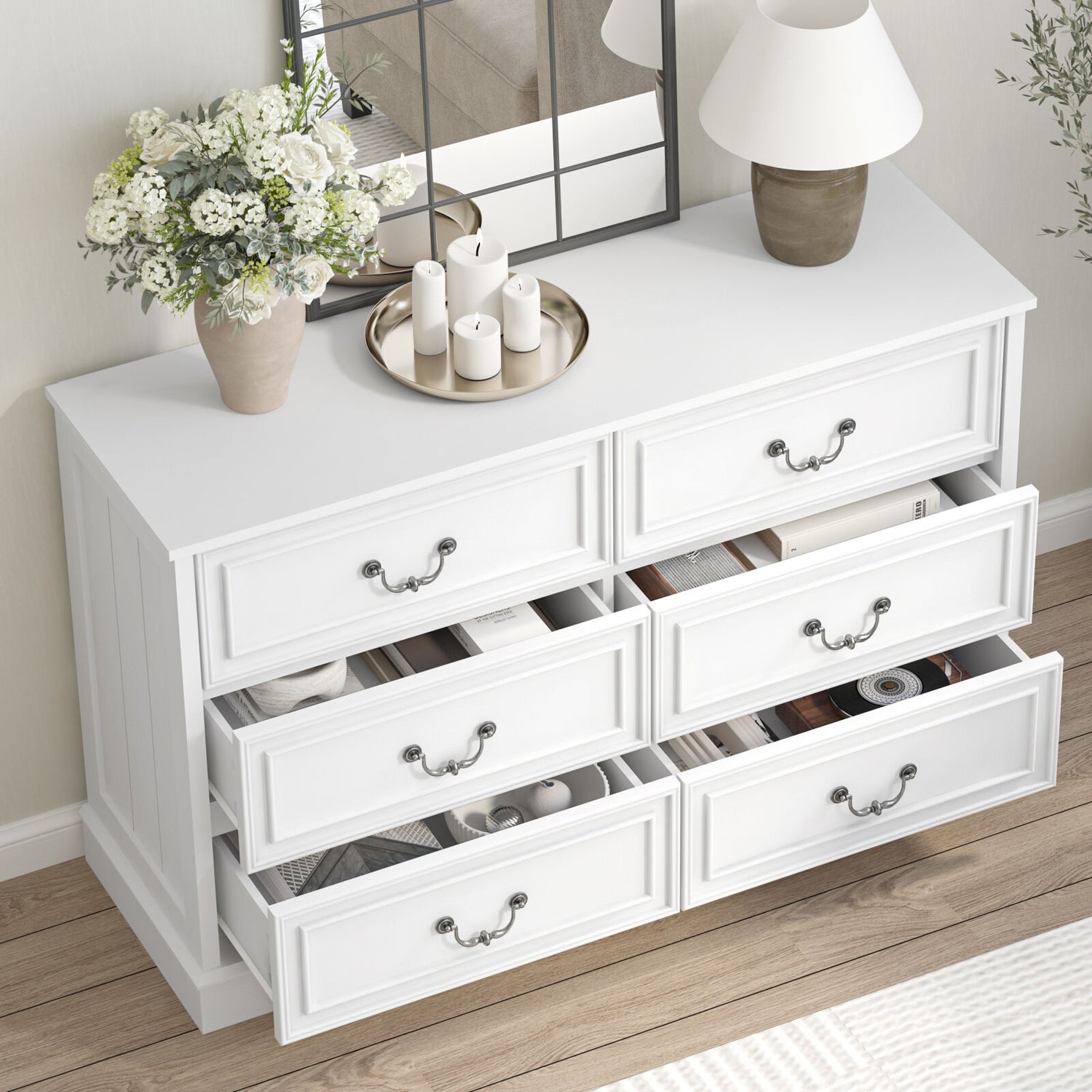 Hampton Classic Lowboy Bedside Table Bundle