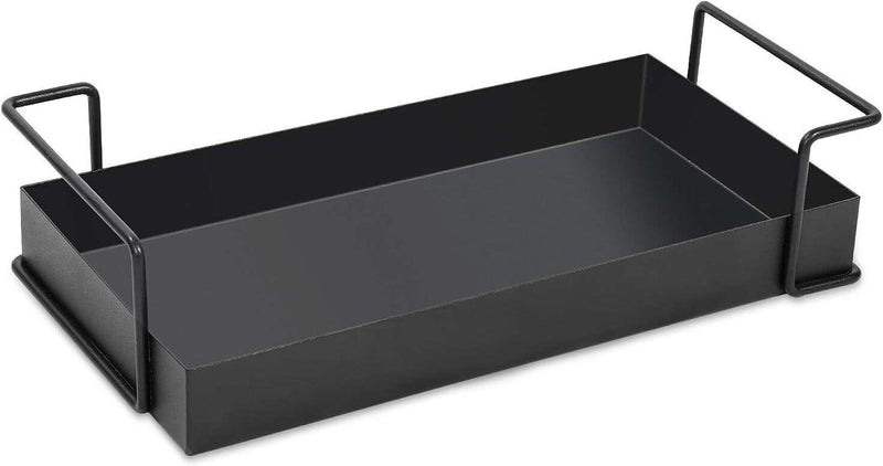 Nordic sleek black decor tray | Stylish Shelf for Organized Spaces