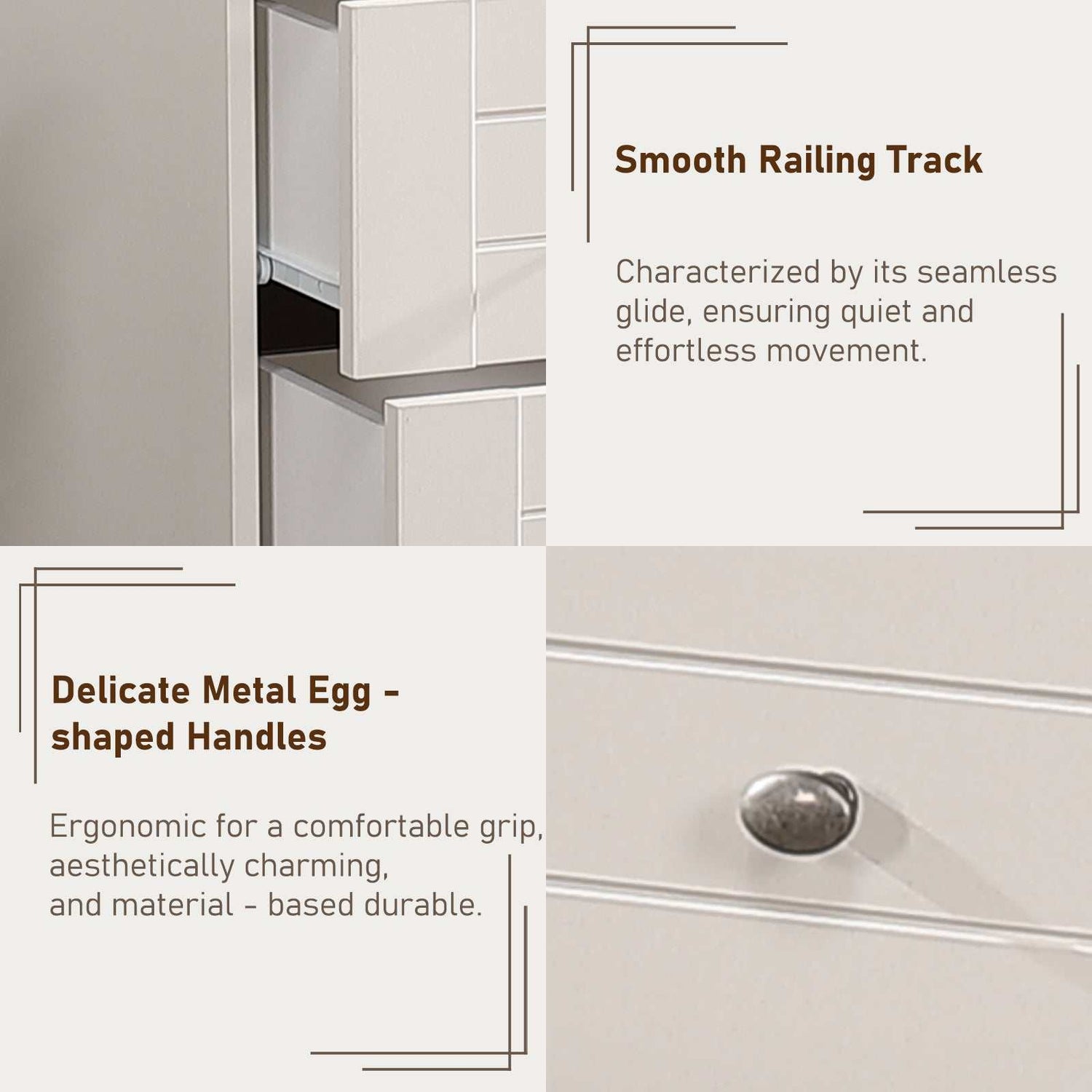 Harriet 5 Drawer Tallboy - Elegant Storage Solution for Compact Spaces