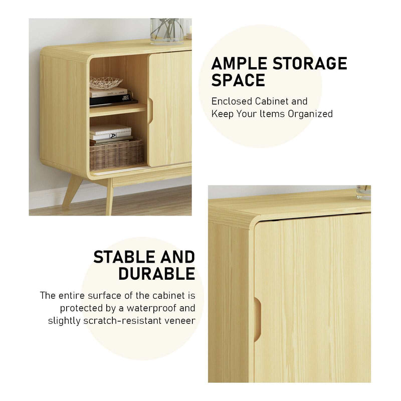 Oslo Sliding Door 3 Drawer Storage Cupboard