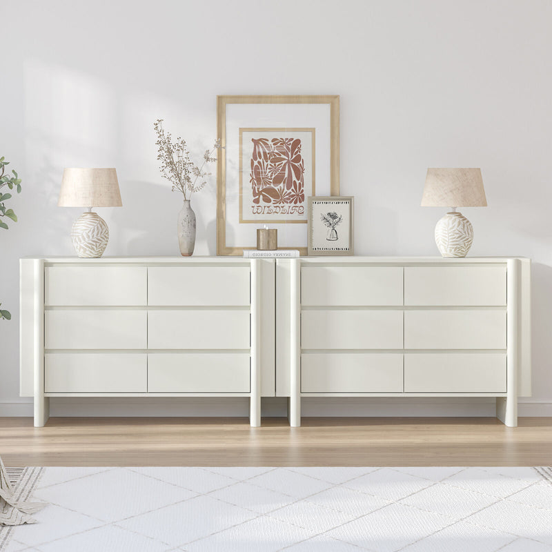 Taylor 12 Drawer Chest Duo Set of 6 Drawer