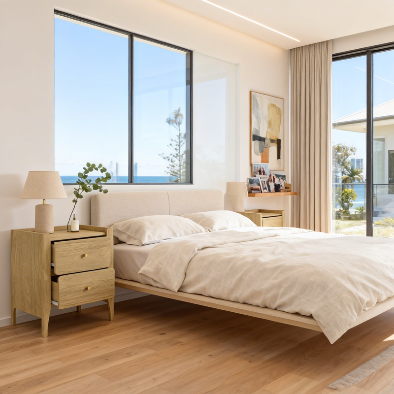 Sundrift Bedroom Essentials Bundle –  6-Drawer Lowboy & Bedside Set