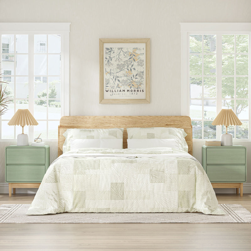 Blossom Green Set of 2 Drawer Bedside Tables