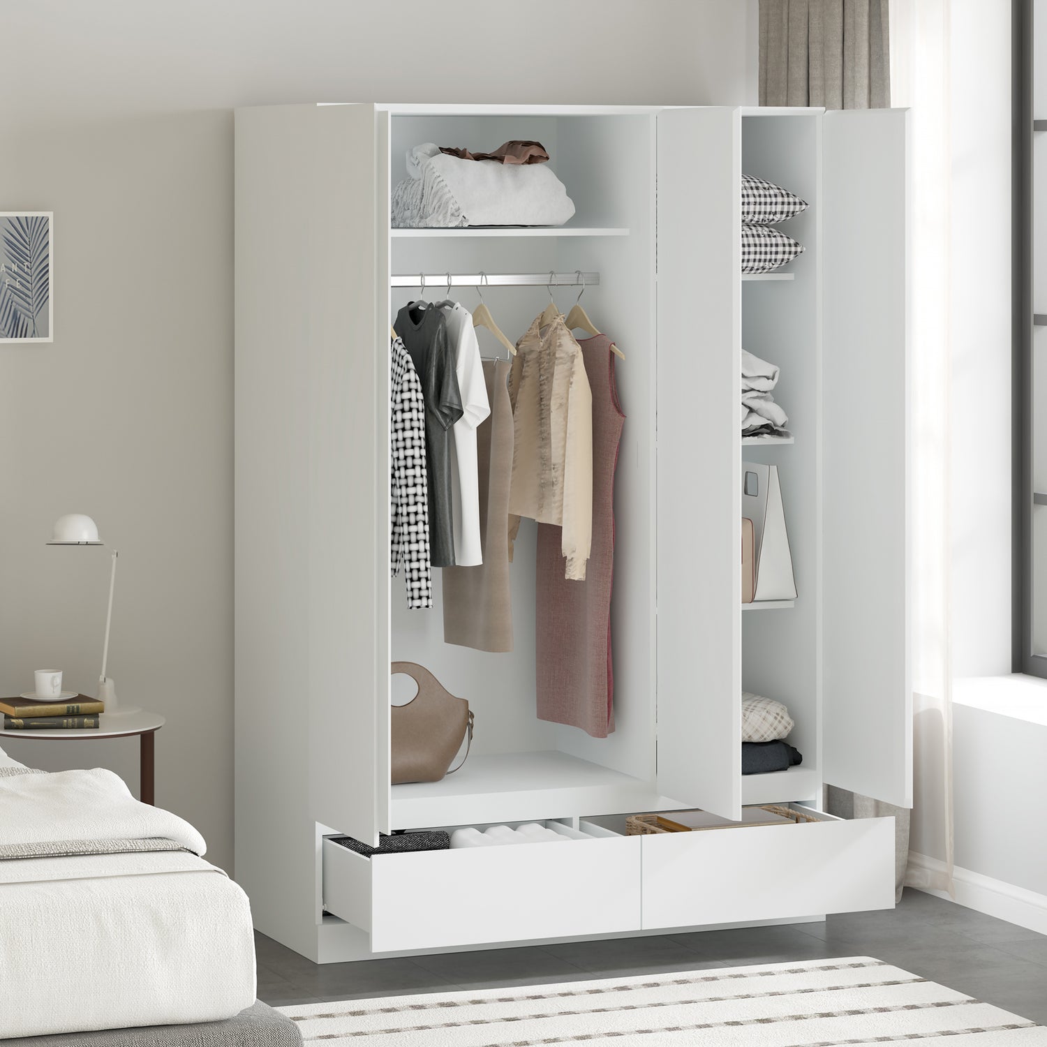 The Felix Modern Sleek Wardrobe Bundle - Maximum Bedroom Storage Solution