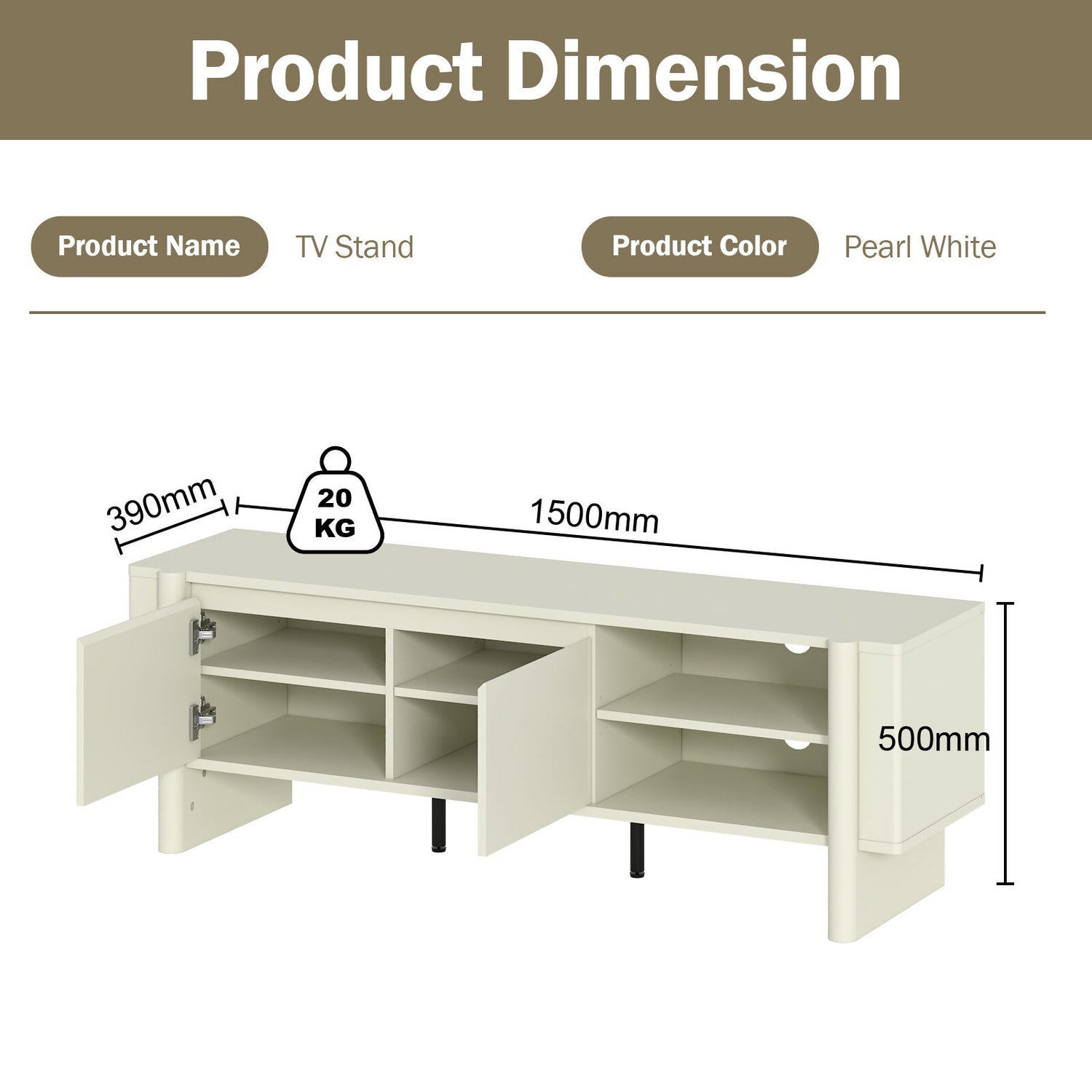 Taylor 150cm TV Entertainment Unit | Modern TV Cabinet