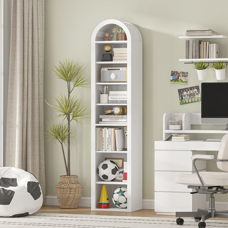 Opera Slim White Arch Cabinet