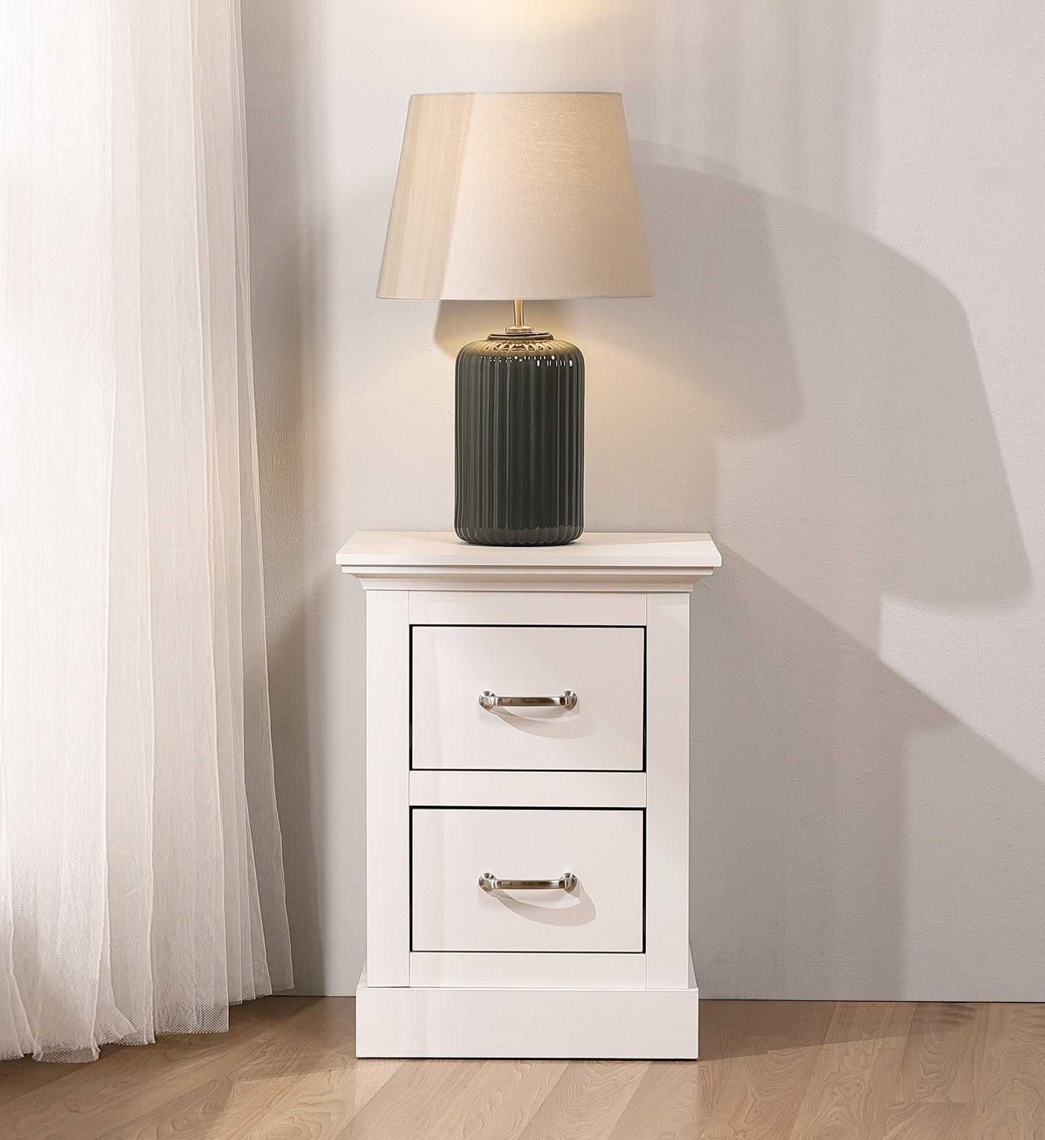 Ashford Bedroom Set – 6-Drawer Chest, Bedside Table & Console Table Included