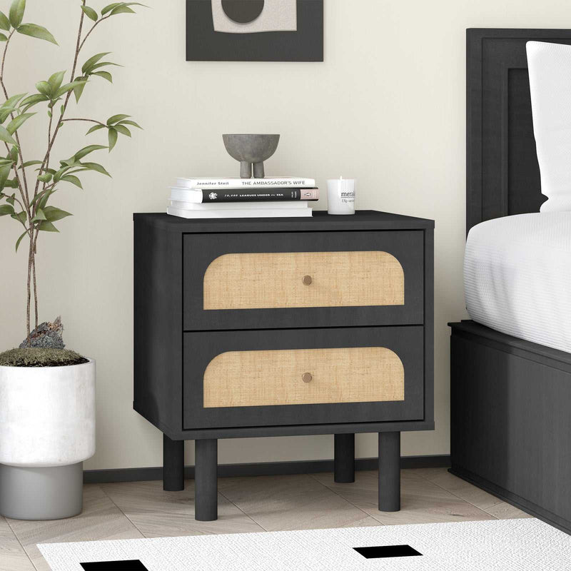5-Drawer Chest of Drawers Dresser, 2 Bedside Tables for Modern Bedroom