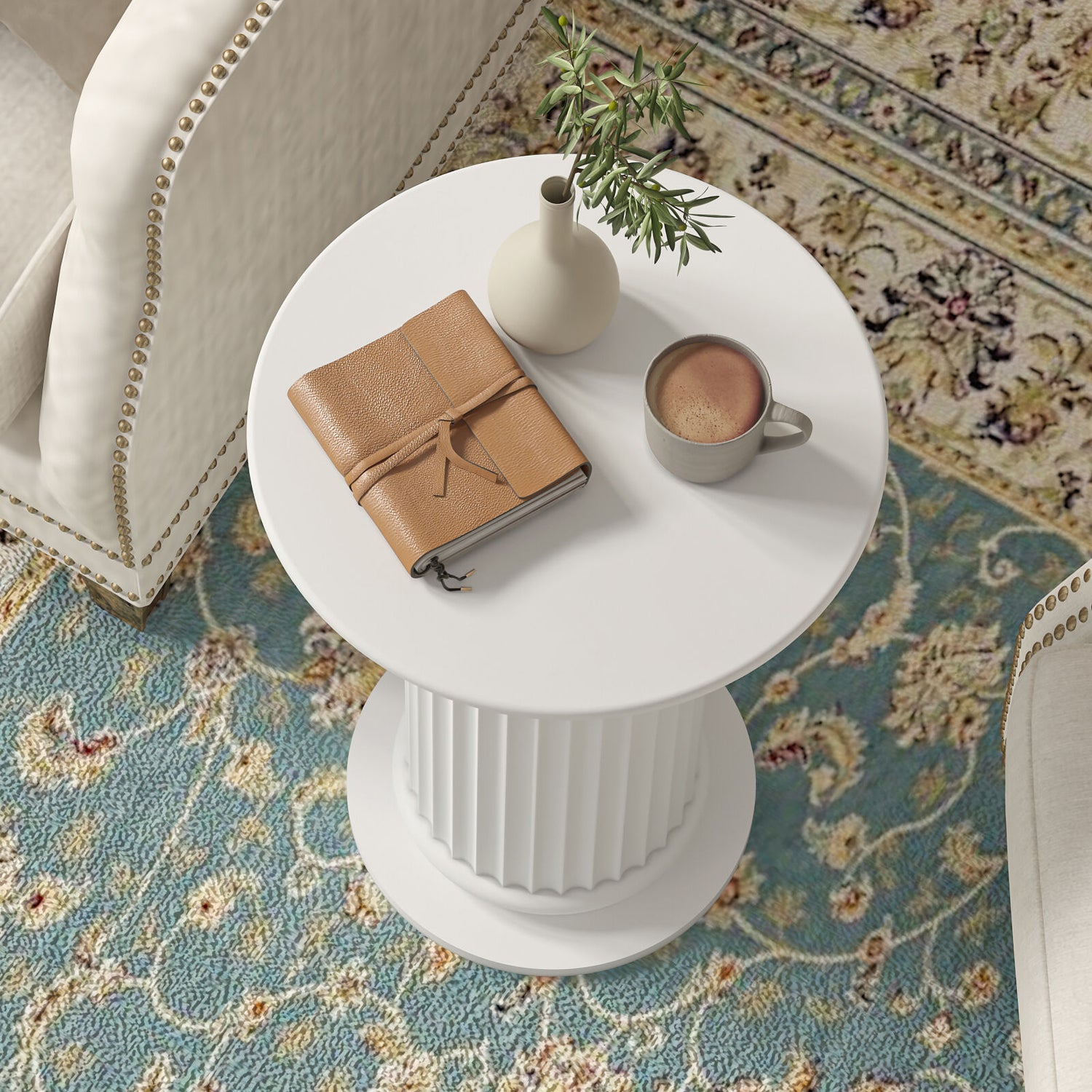 Roman Column Side Table