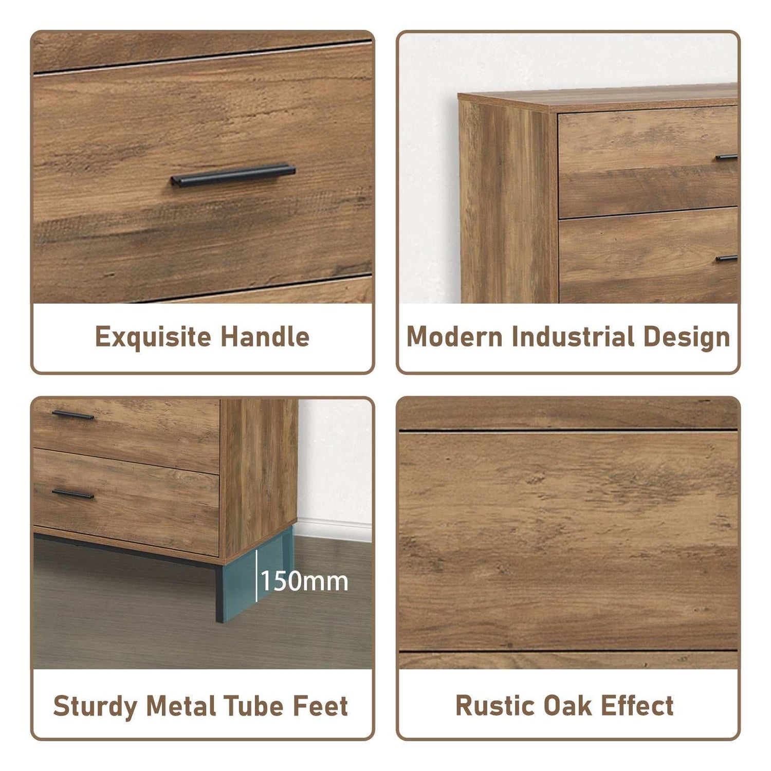 five drawer dresser