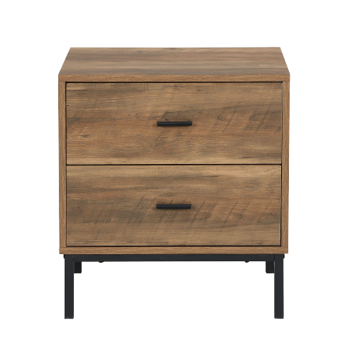 MerryLuk Bronx Chest of 5 Drawers Dresser and Nightstand Set