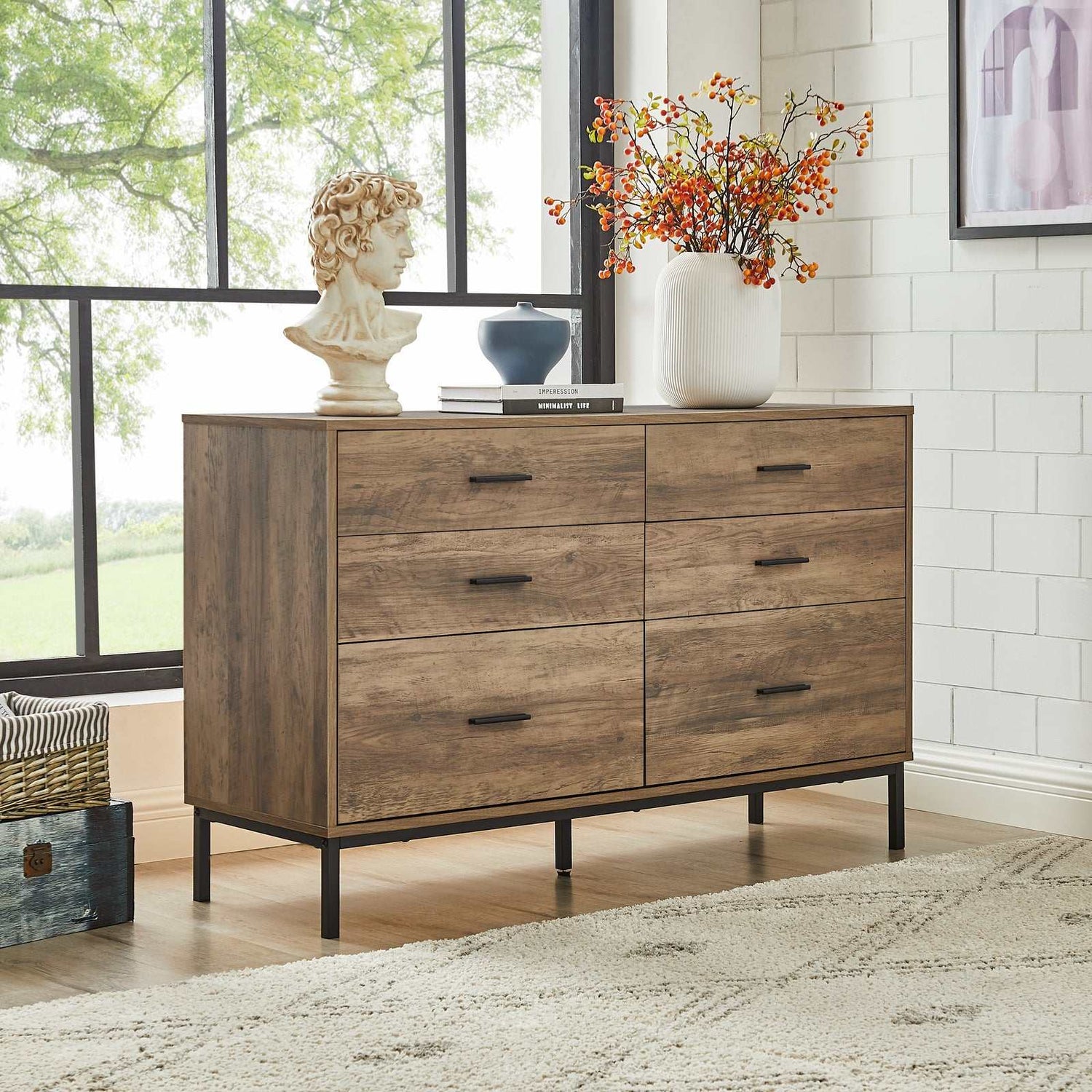 Bronx Duo – 5 & 6-Drawer Dresser Set