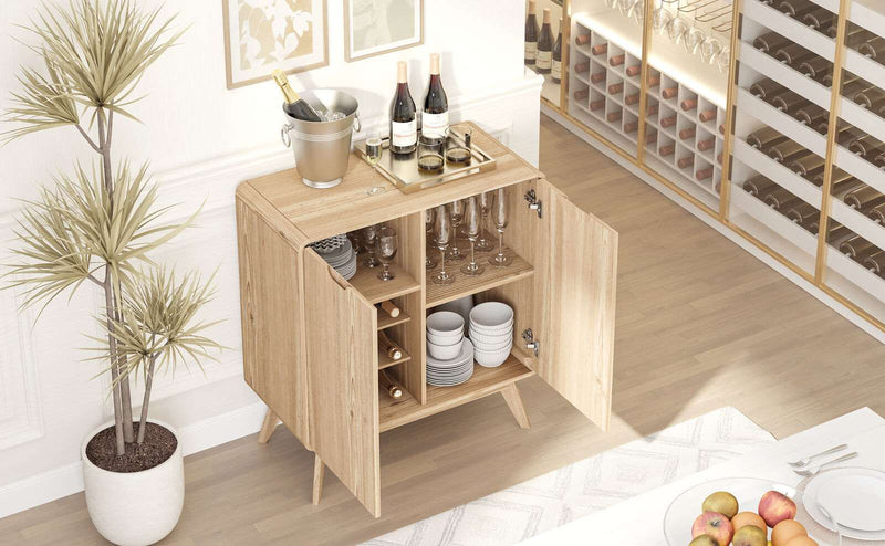 Sabi Serve – Two door wine cabinet