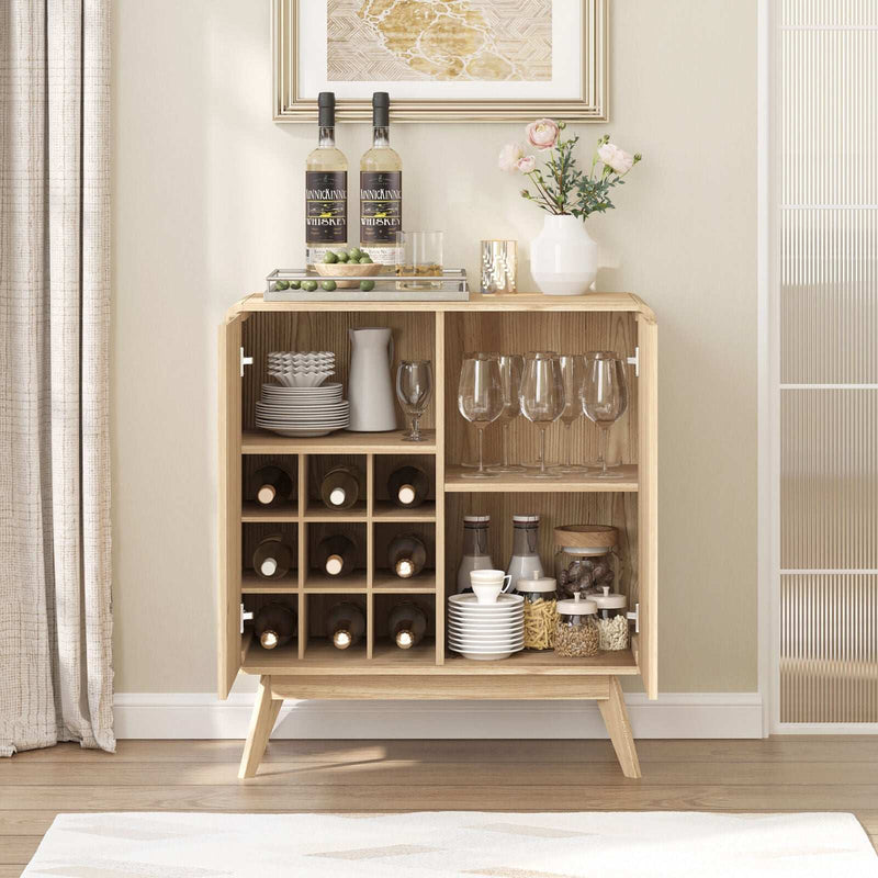Sabi Serve – Two door wine cabinet
