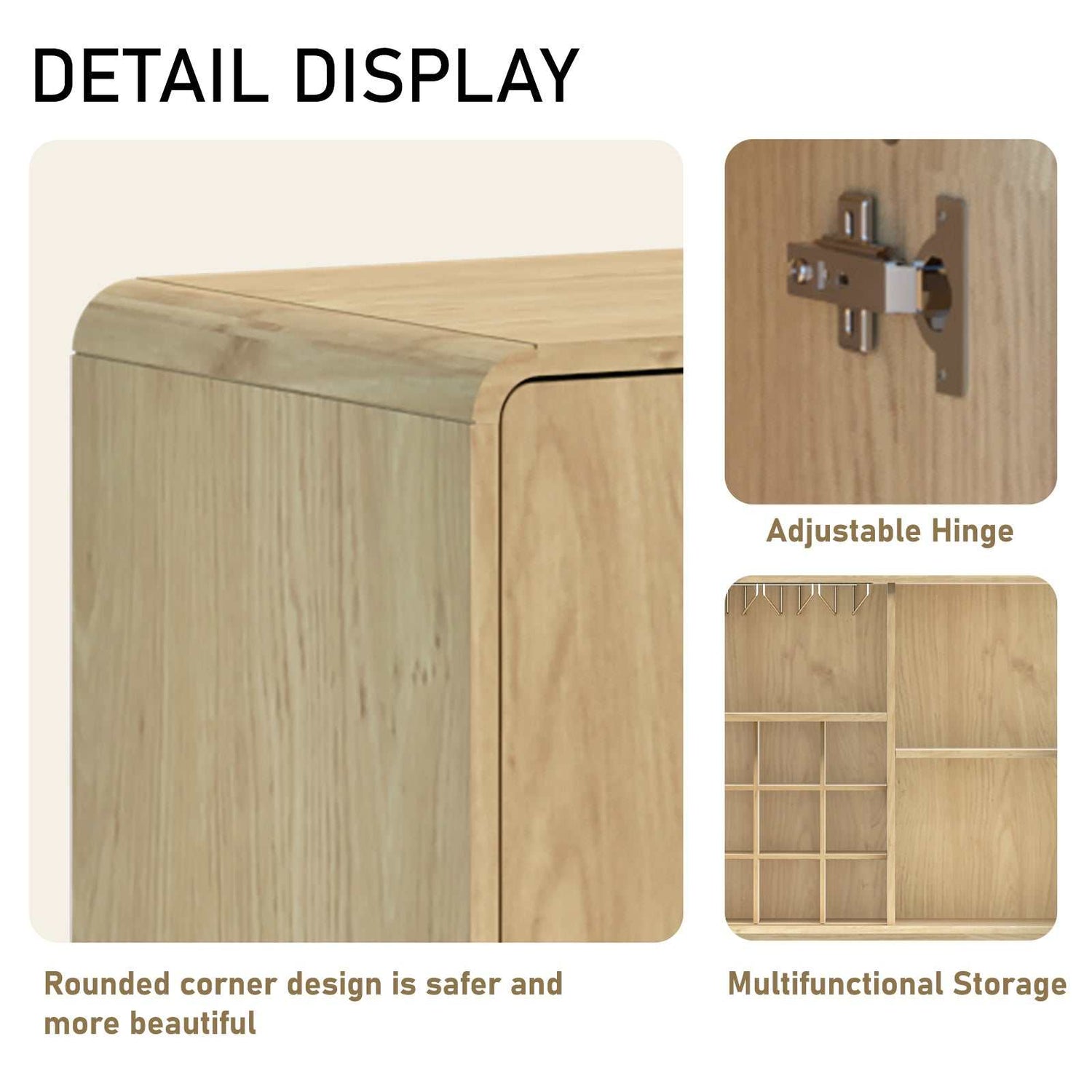 Sabi Serve – Two door wine cabinet