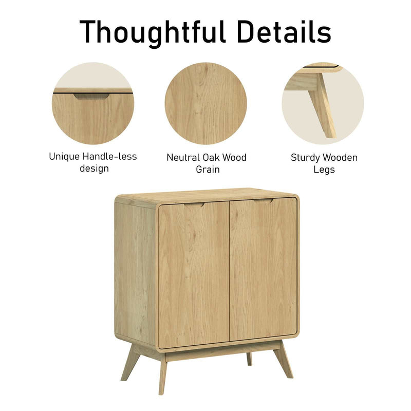 Sabi Serve – Two door wine cabinet