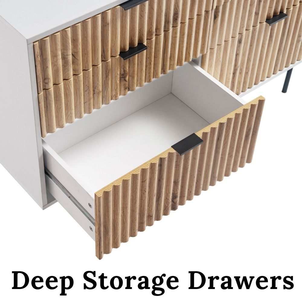 Chelsea 6 Drawer ChestStylish Storage Dresser for Bedroom Organisation