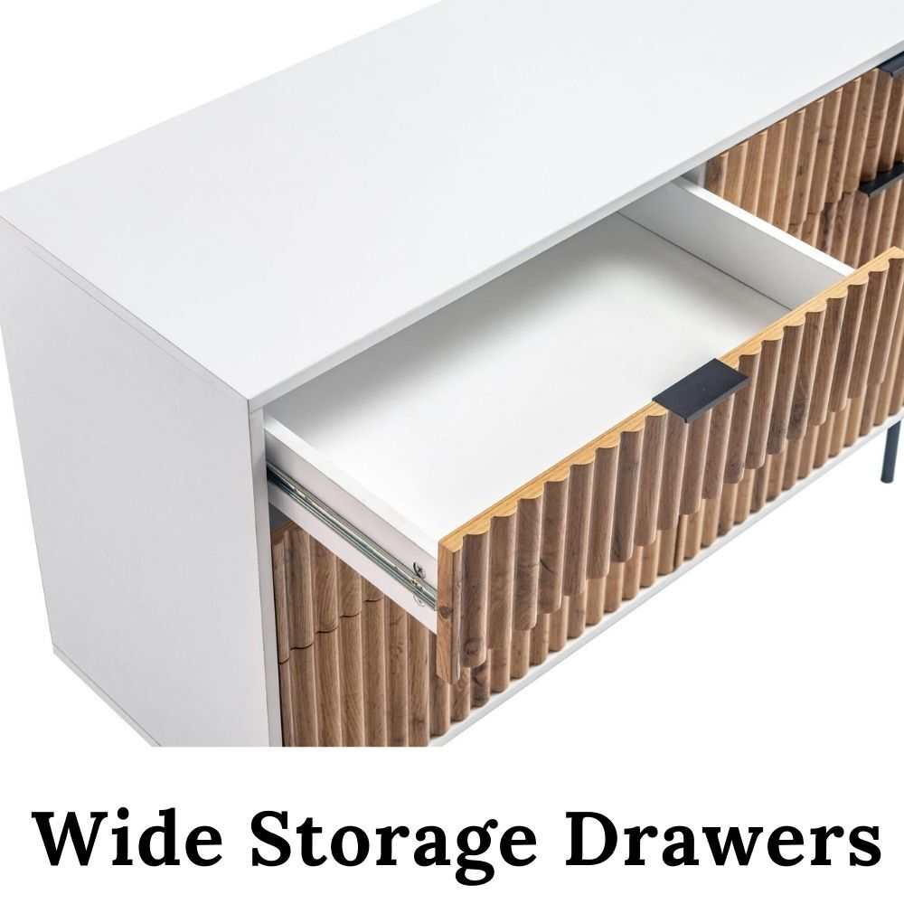 Chelsea 6 Drawer ChestStylish Storage Dresser for Bedroom Organisation