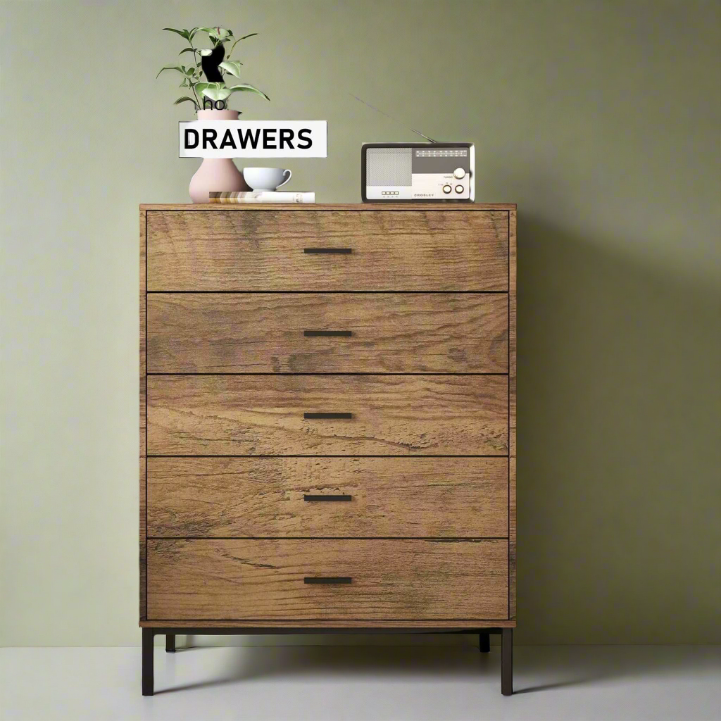 five drawer dresser