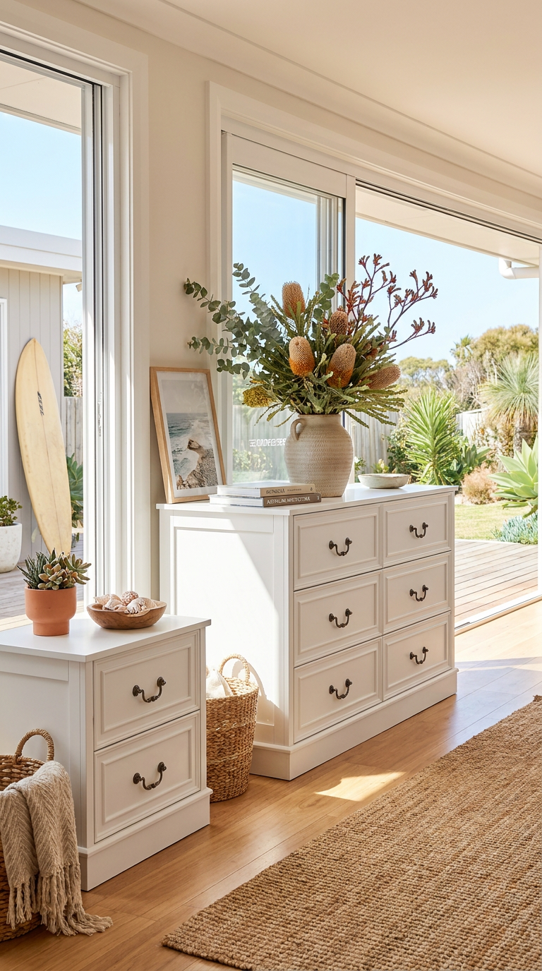 Hampton 6 Chest of Drawer + 1 Bedside