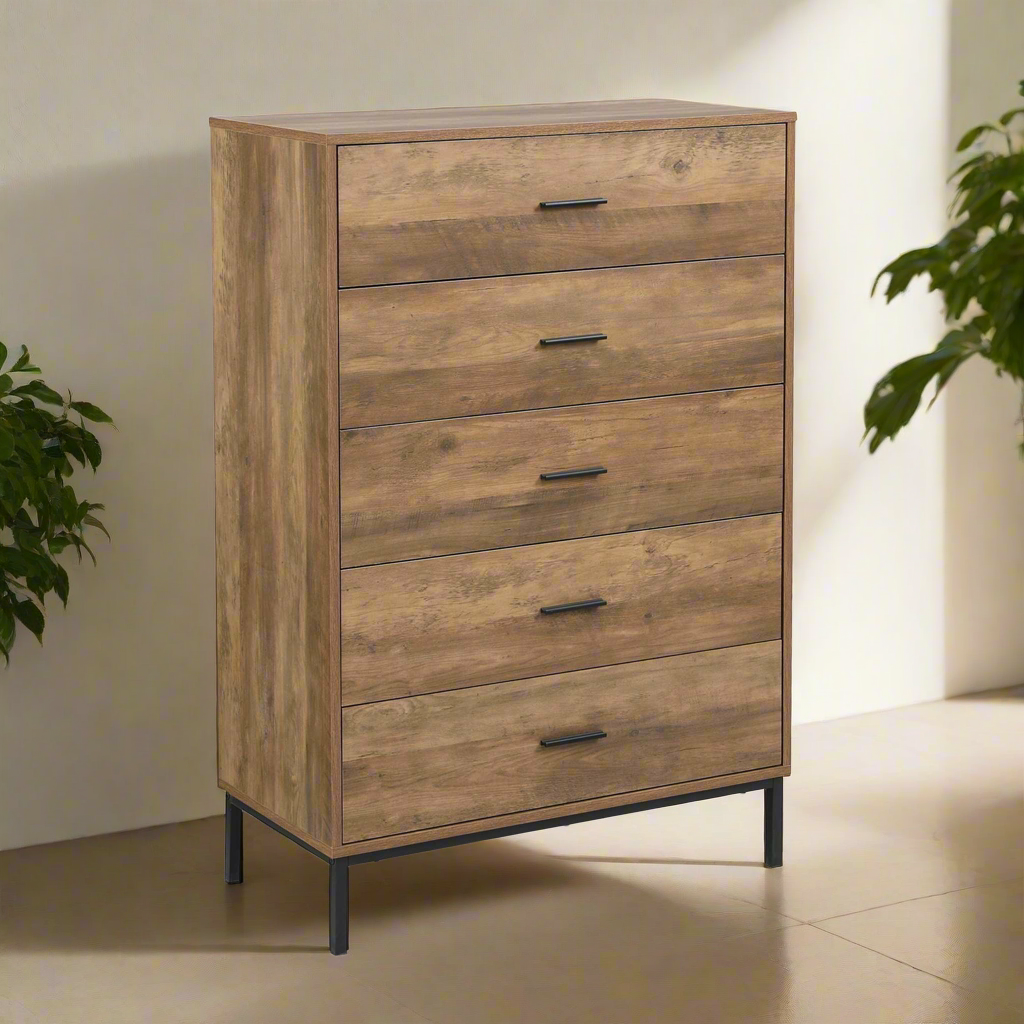 five drawer dresser