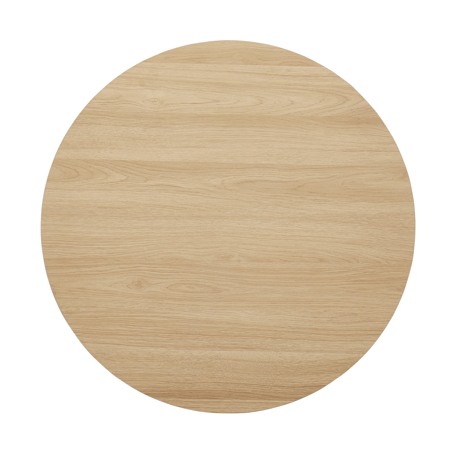 Ayla Round Fluted Coffee Table (80cm) with Sliding Tambour Door