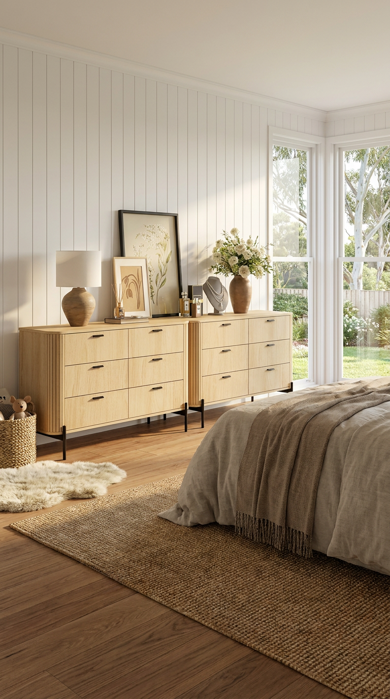 Ayla 12 Drawer Chest Set of 2 Lowboy - Storage for any room