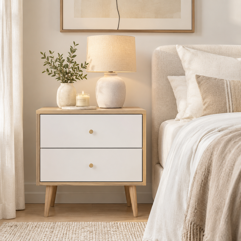 Adriana Duo Set Bedside Table