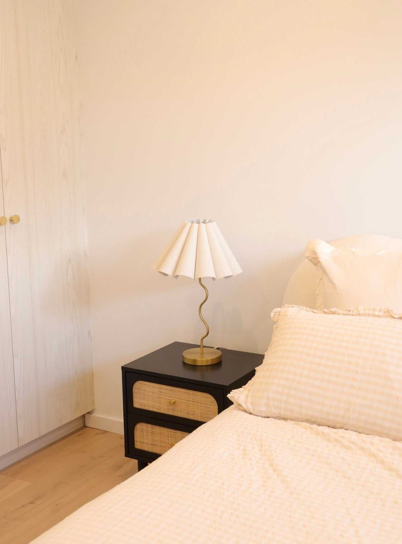 Elisa Black Bedside Table for Modern Bedroom