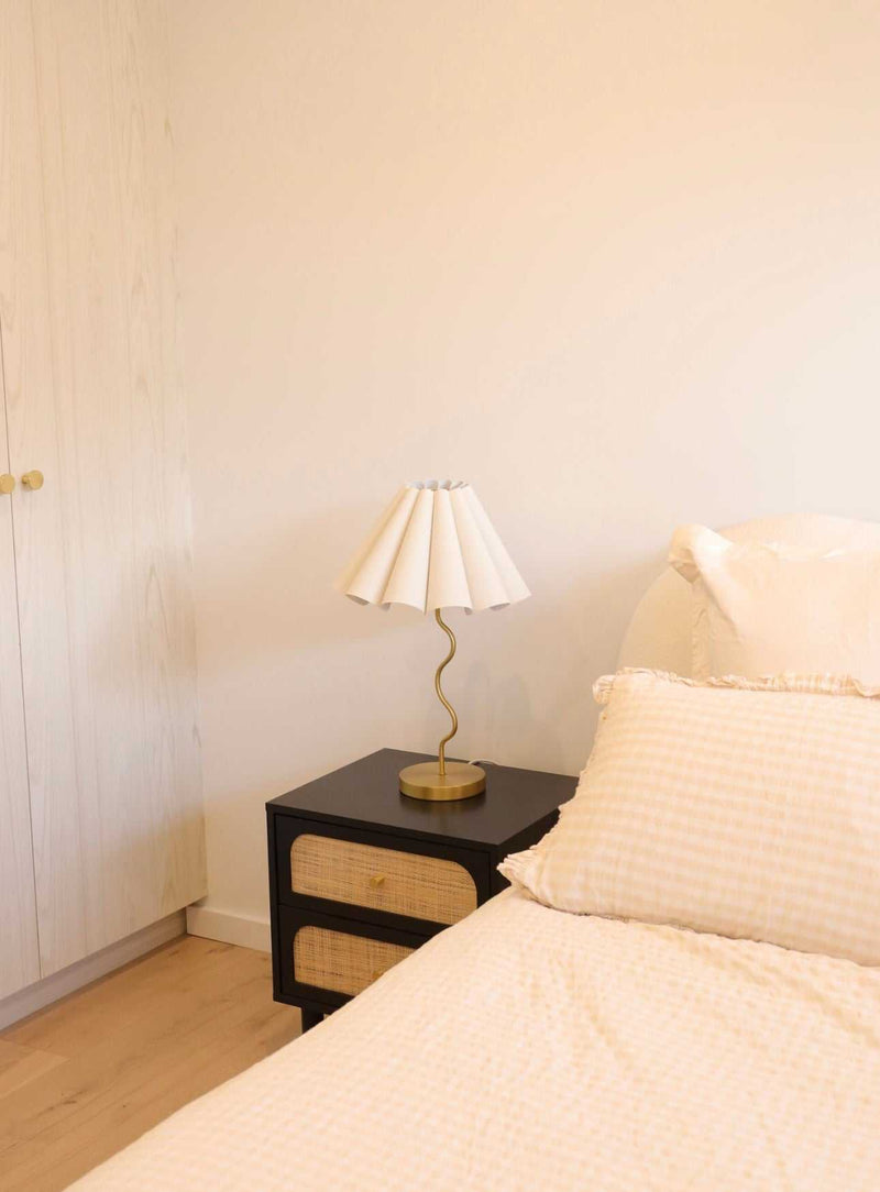 Elisa Black Bedside Table for Modern Bedroom