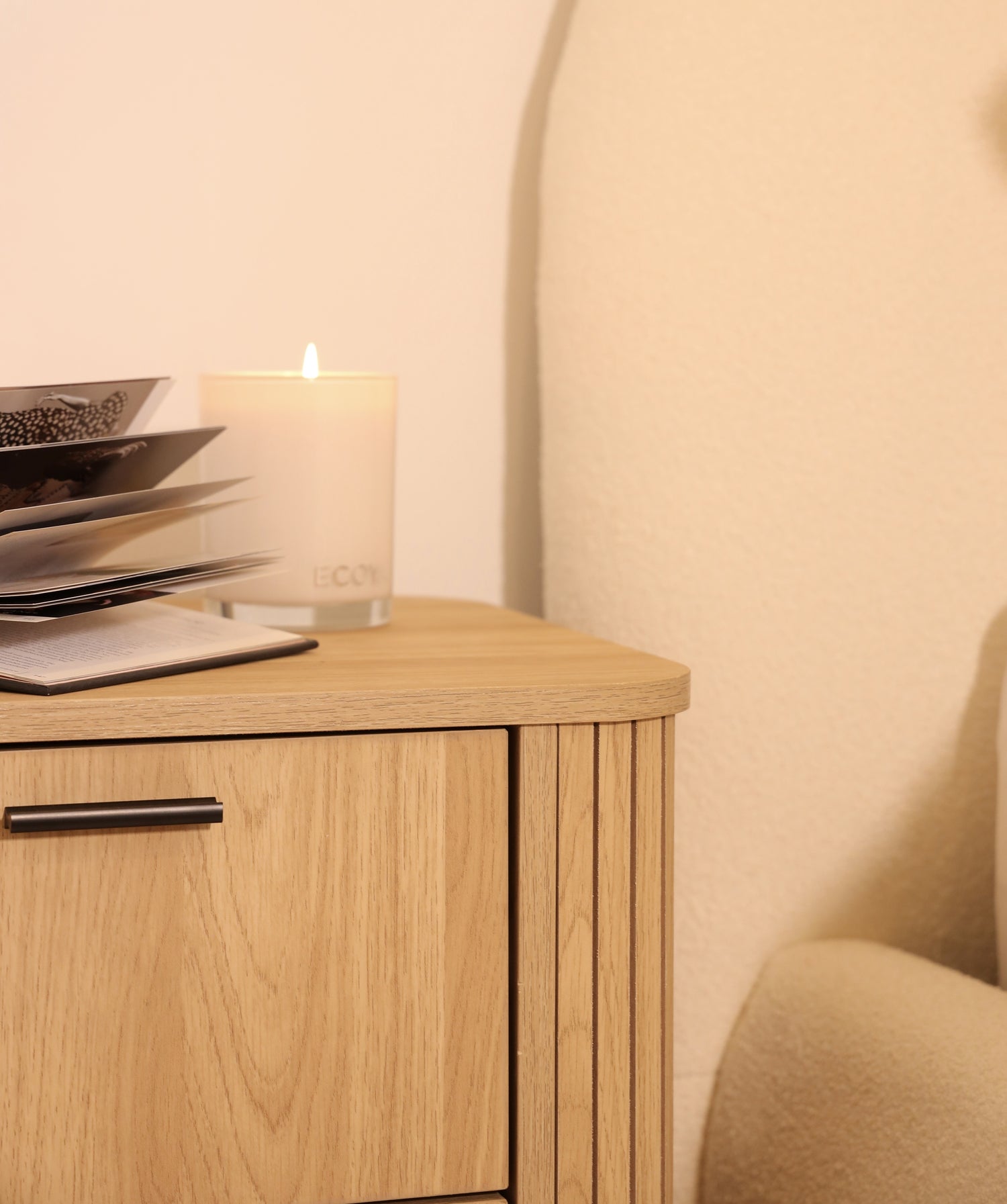 Ayla Fluted Bedside Duo – Textured Modern Design