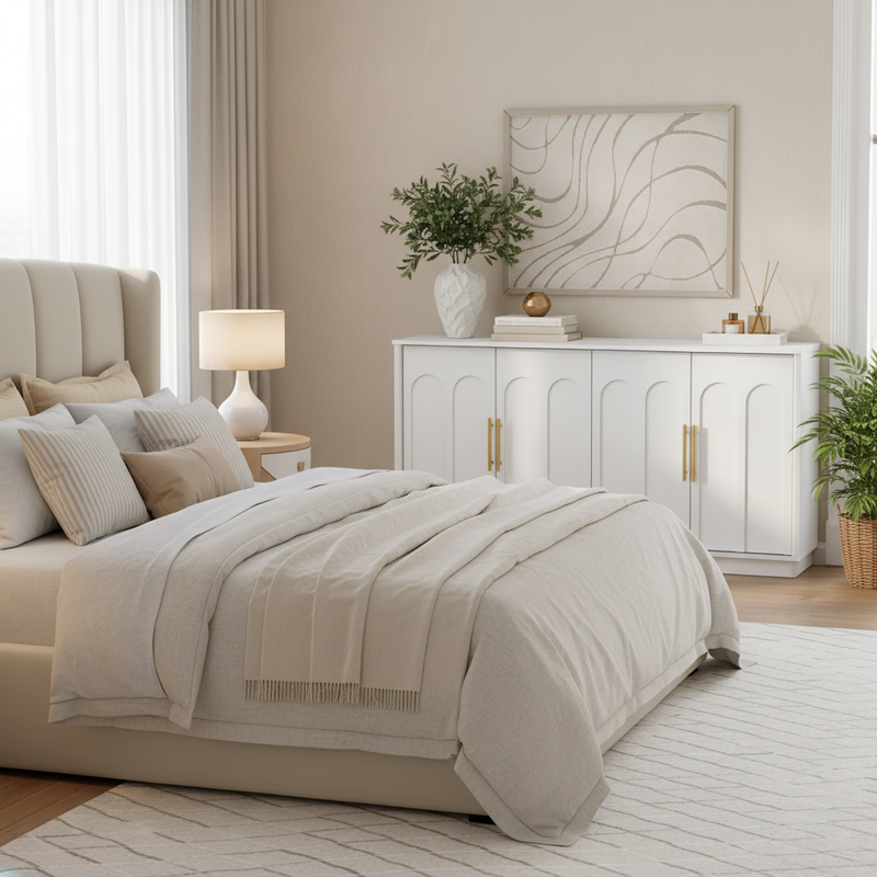 Bedroom lifestyle setting