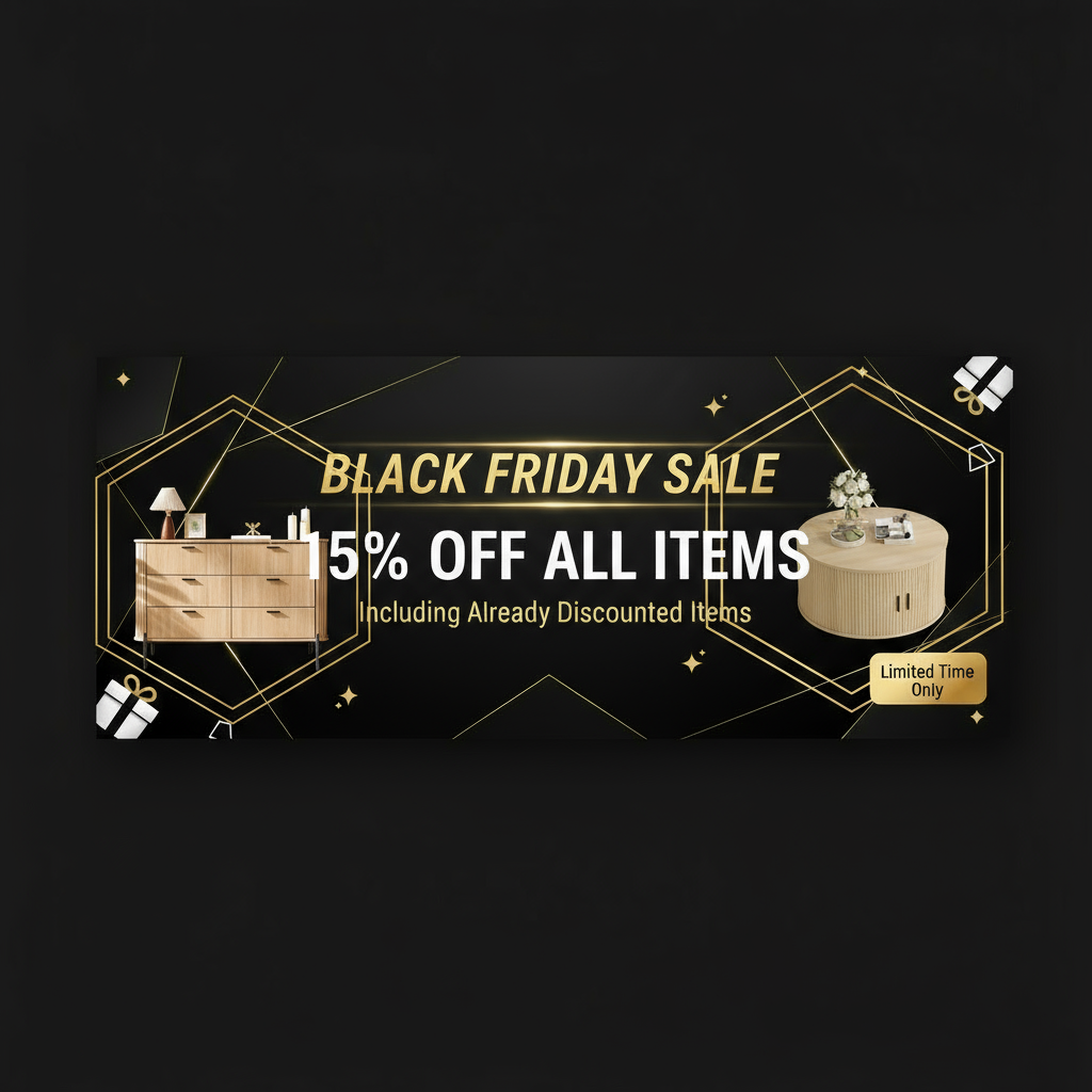 Black Friday Sale Banner - Ayla Range Complementary
