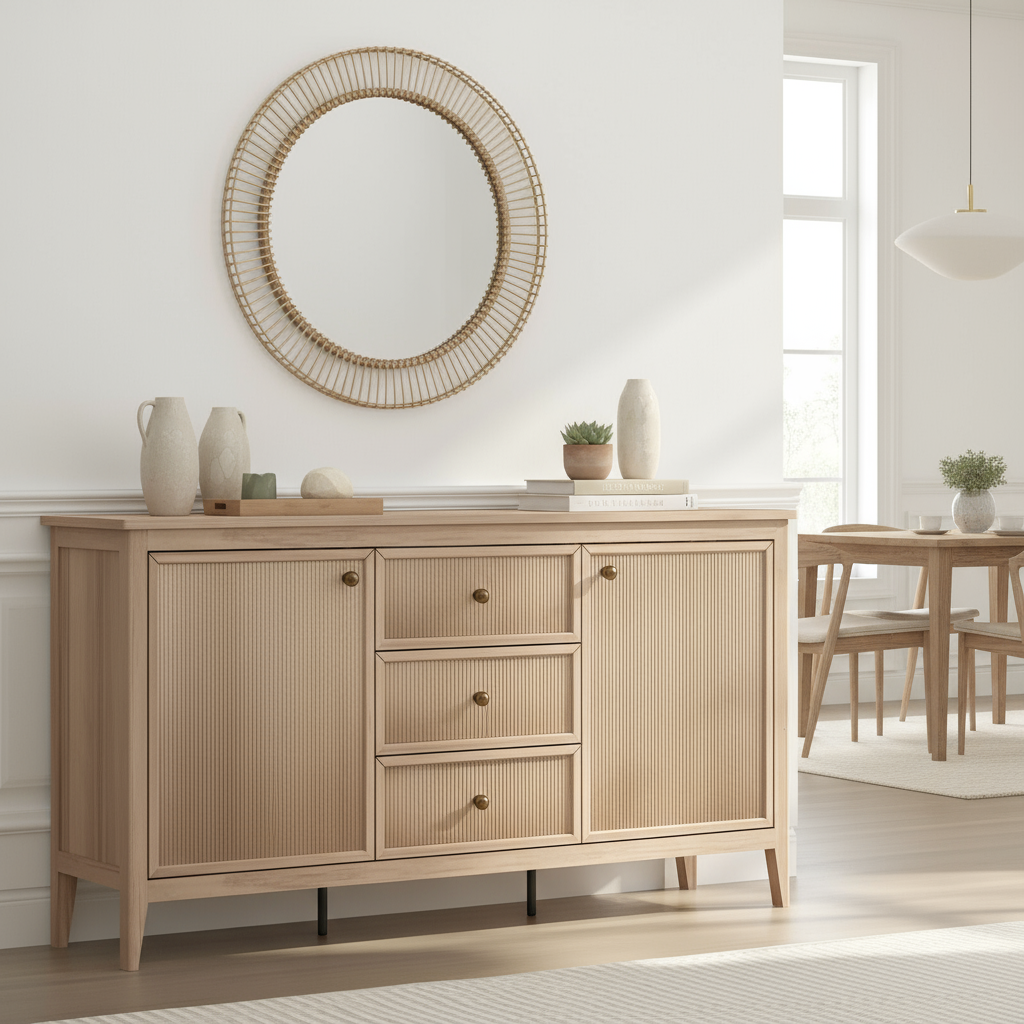 Enhanced lifestyle image for sideboard