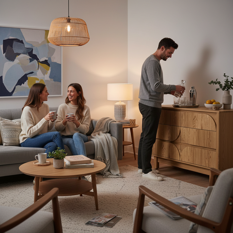 Evening Entertaining with Friends