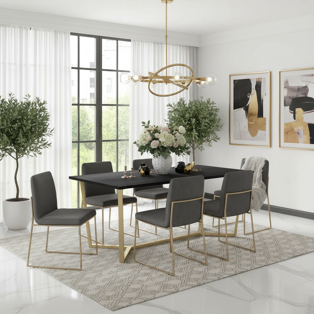 Luxury Dining Room with 6 Chairs