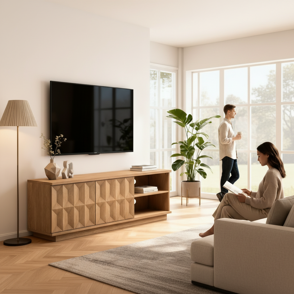 Luxury open lounge with people enjoying the space