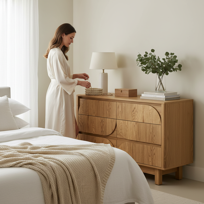 Serene Bedroom Morning - Luxury Styling