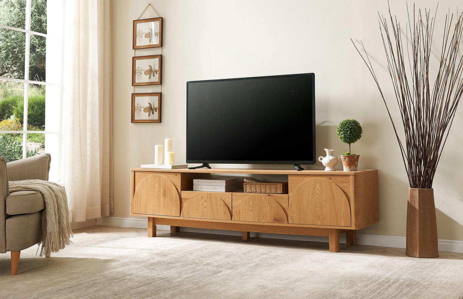 Eden Arch 180cm TV Entertainment Unit — Perfect Blend of Style and Functionality for Your Living Room
